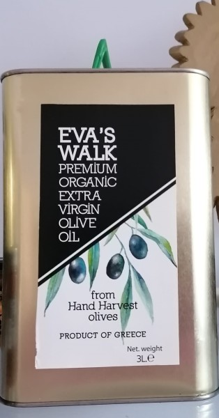 Eva's Walk Bio Organic Extra Natives Olivenöl, 3lt Kanister