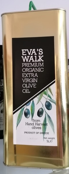 Eva's Walk Bio Organic Extra Natives Olivenöl, 5lt Kanister